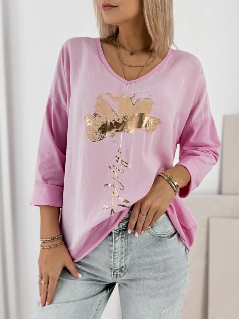 BLUZKA WARADA RÓŻOWA