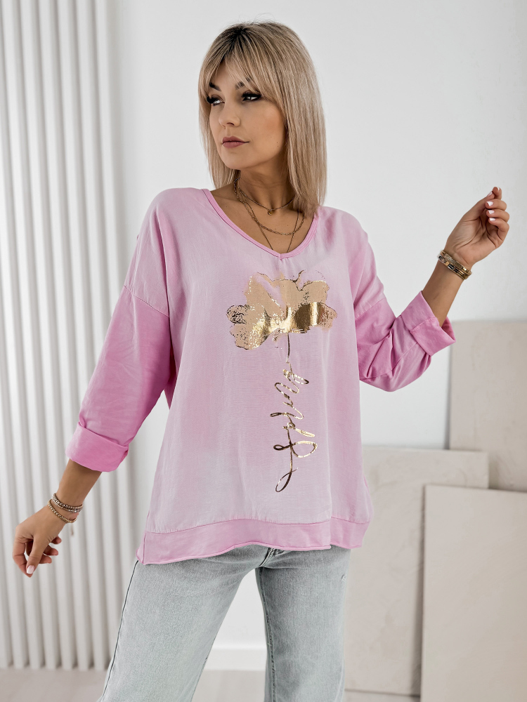 BLUZKA WARADA RÓŻOWA