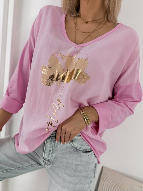 BLUZKA WARADA RÓŻOWA
