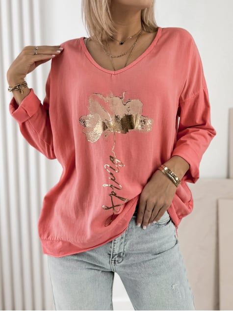 BLUZKA WARADA KORALOWA