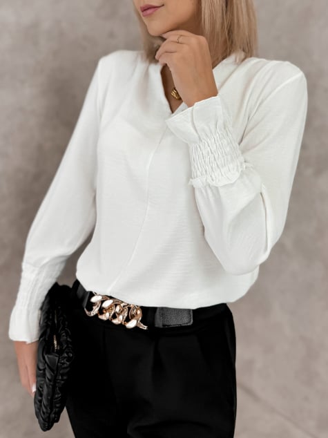 BLUZKA THELIA ECRU