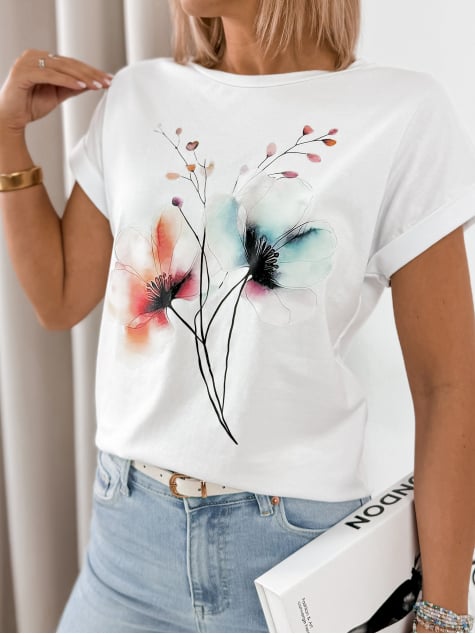 BLUZKA GLAVION BIAŁA