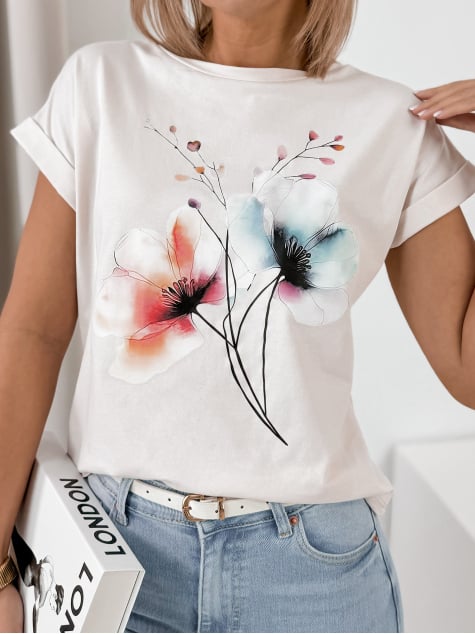 BLUZKA GLAVION BEŻOWA