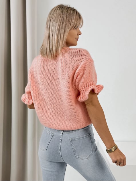 SWETER SYNTORA KORALOWY