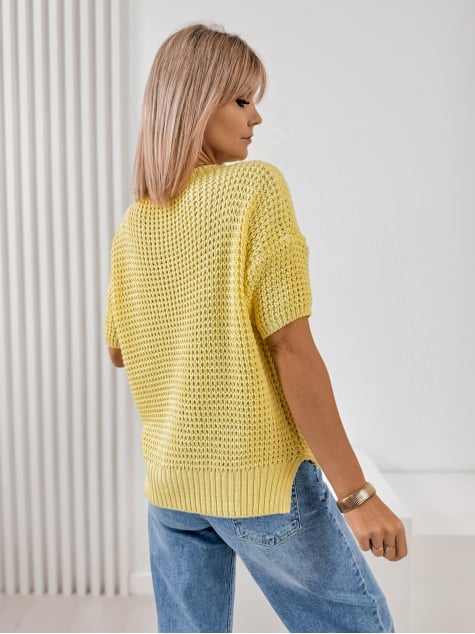 SWETER BELIZA ŻÓŁTY