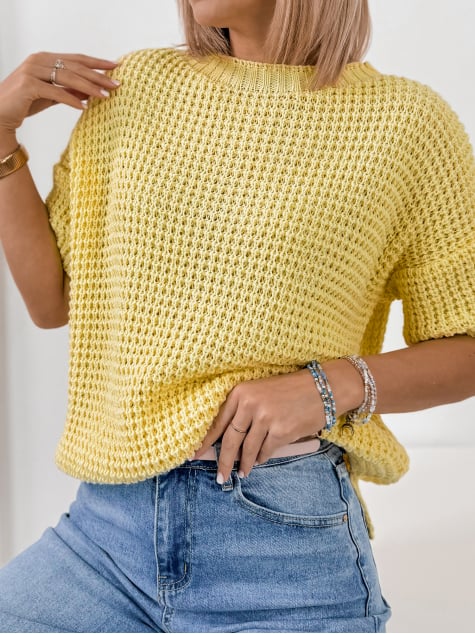 SWETER BELIZA ŻÓŁTY