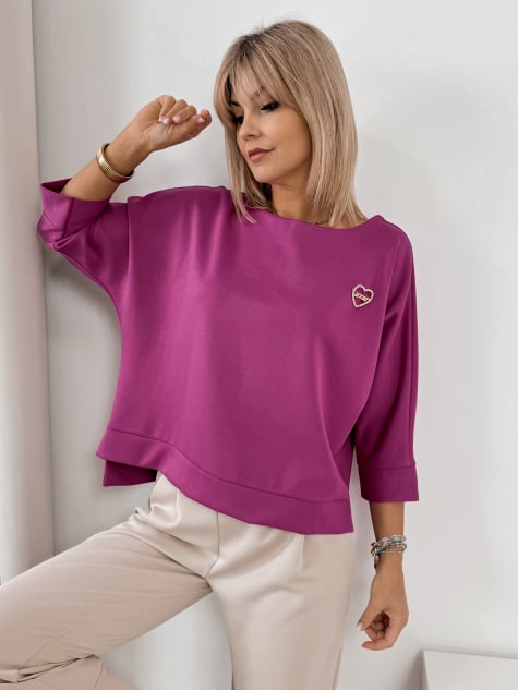 BLUZA NYLTO FIOLETOWA