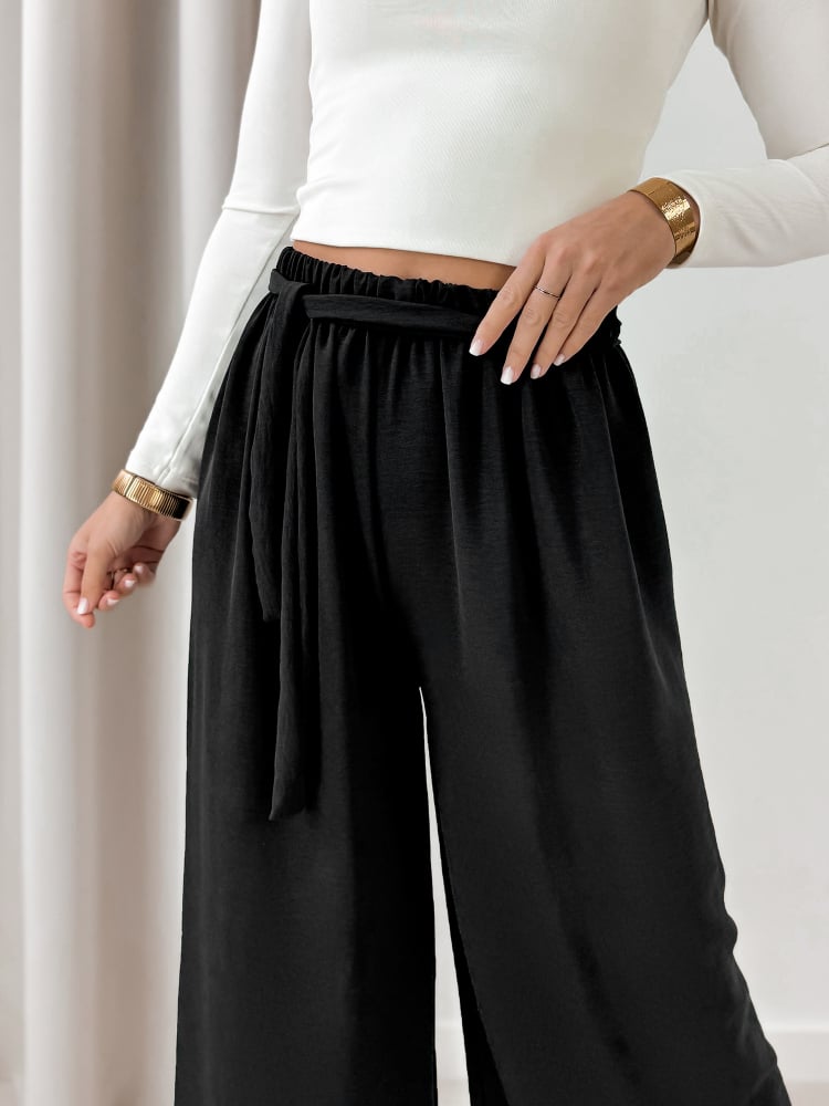 SPODNIE LEXARO CZARNE