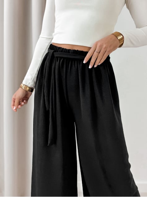 SPODNIE LEXARO CZARNE