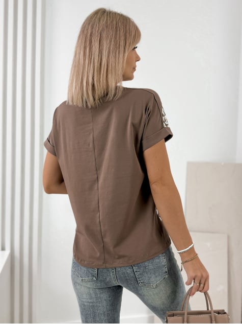 BLUZKA RYZNOF BRĄZOWA