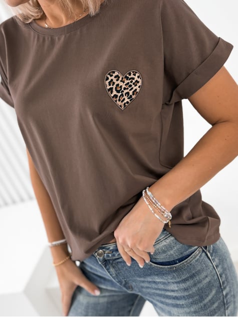 BLUZKA ATRYN BRĄZOWA