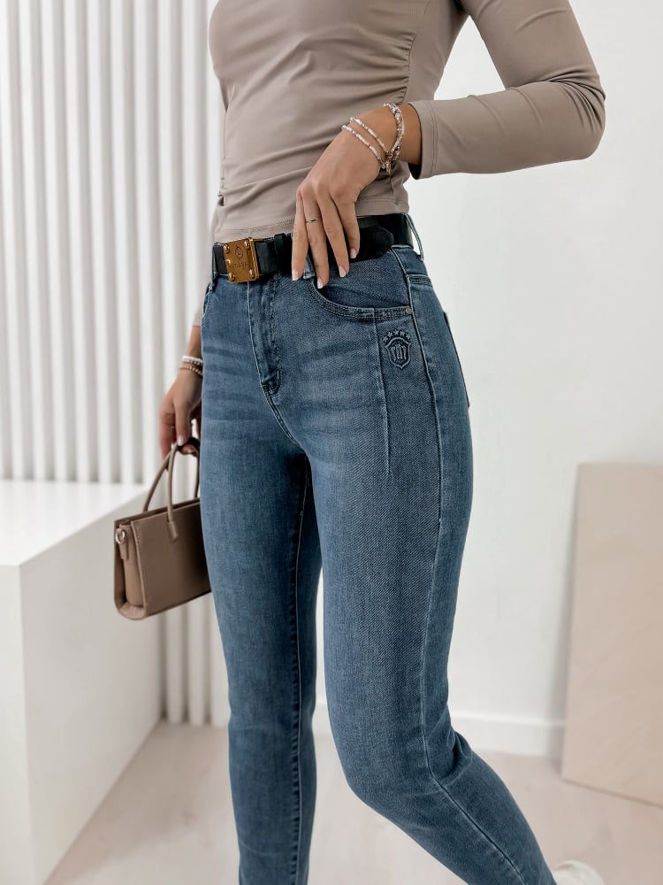 SPODNIE NYFRYN JEANSOWE