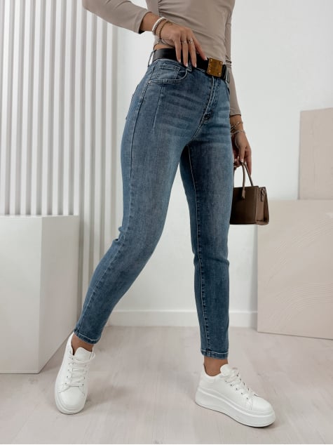 SPODNIE NYFRYN JEANSOWE