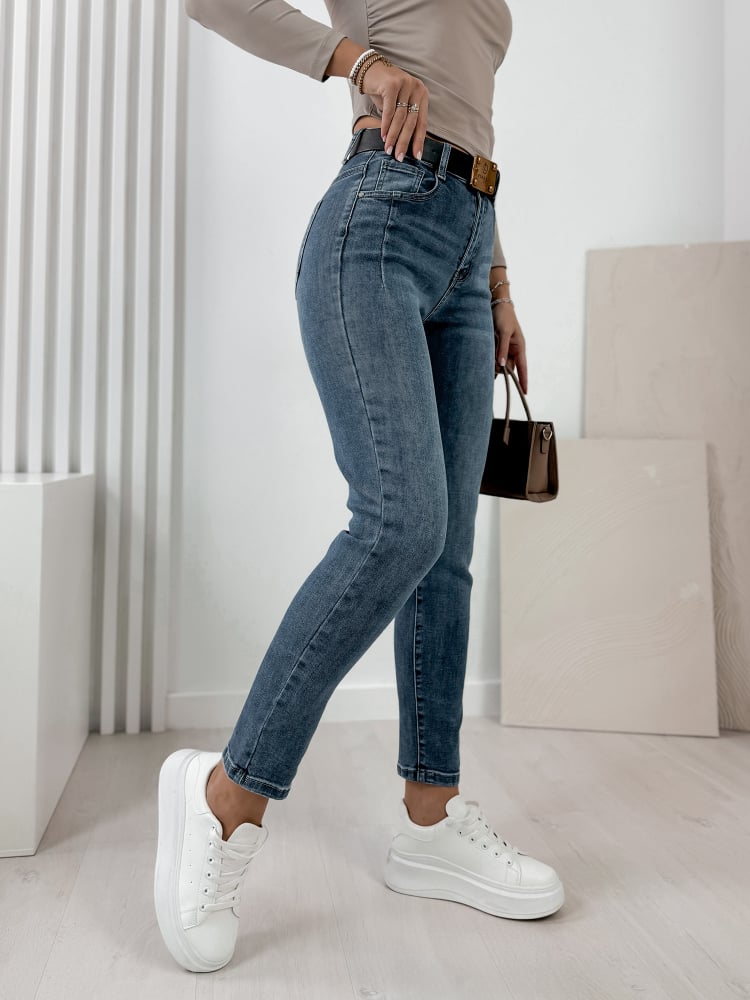 SPODNIE NYFRYN JEANSOWE