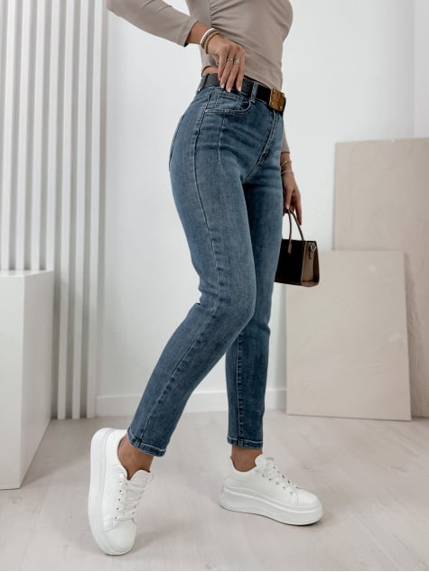 SPODNIE NYFRYN JEANSOWE