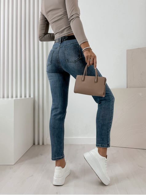 SPODNIE NYFRYN JEANSOWE