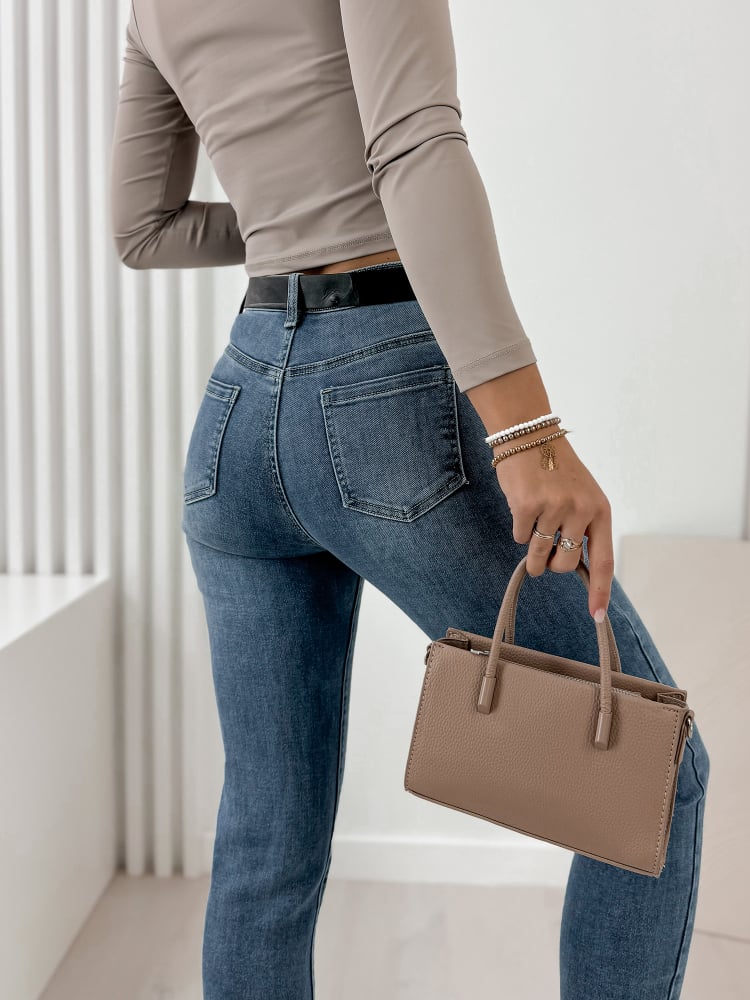 SPODNIE NYFRYN JEANSOWE