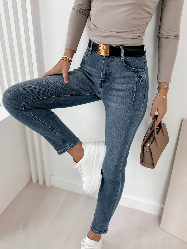 SPODNIE NYFRYN JEANSOWE