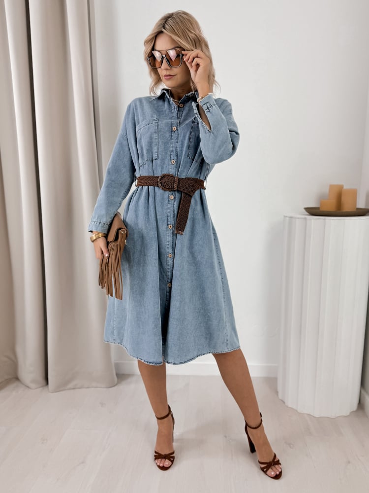 SUKIENKA AZELIA JEANSOWA