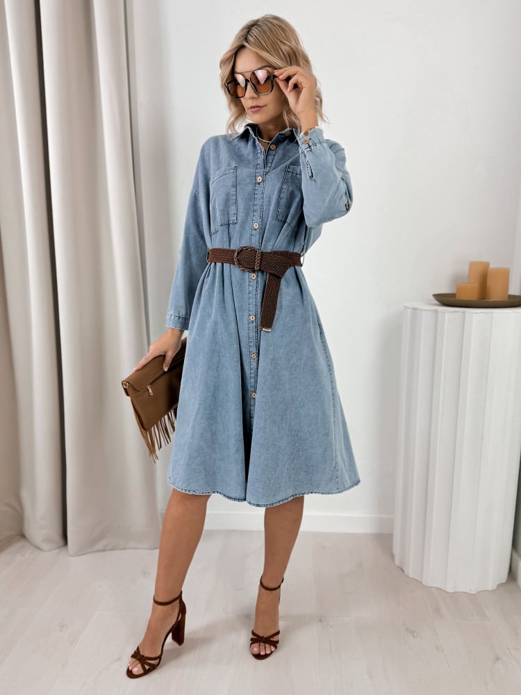 SUKIENKA AZELIA JEANSOWA