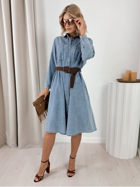 SUKIENKA AZELIA JEANSOWA