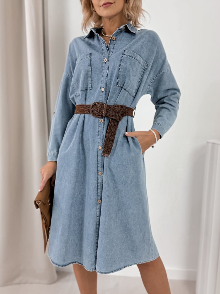 SUKIENKA AZELIA JEANSOWA