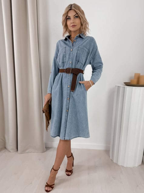 SUKIENKA AZELIA JEANSOWA