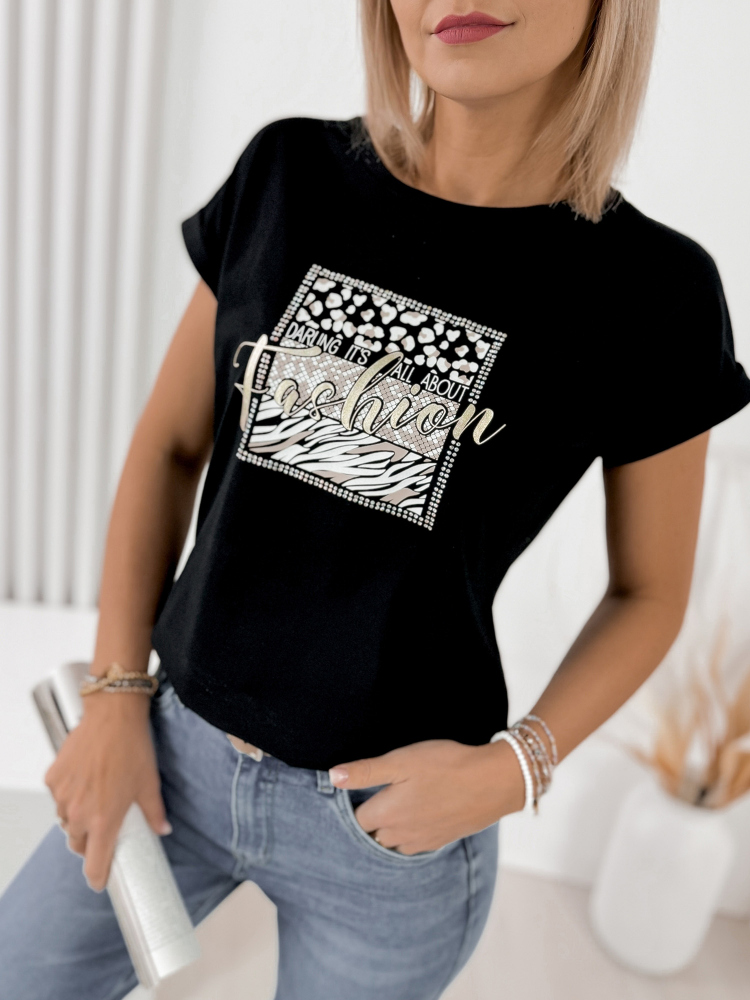 BLUZKA REZNAT CZARNA