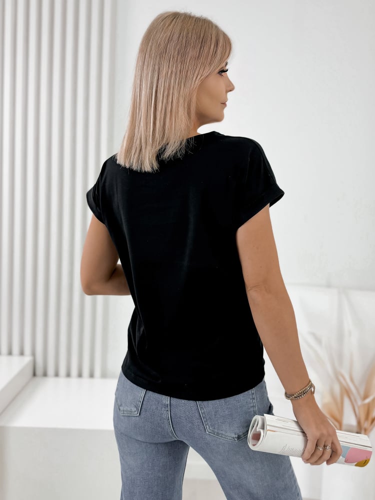 BLUZKA REZNAT CZARNA