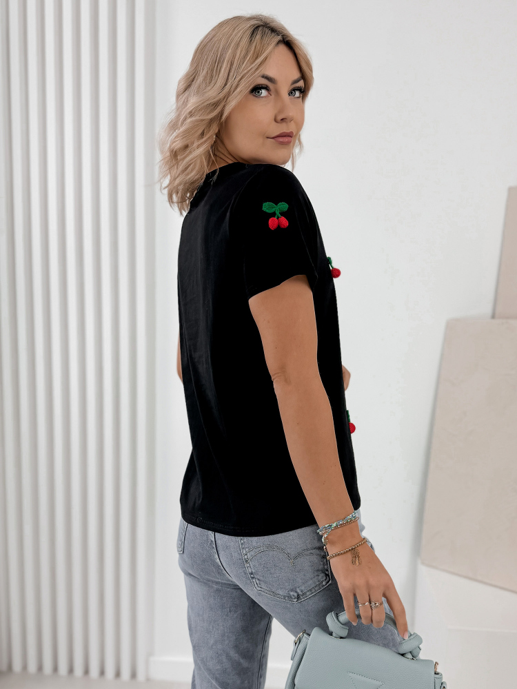 BLUZKA CHERERS CZARNA