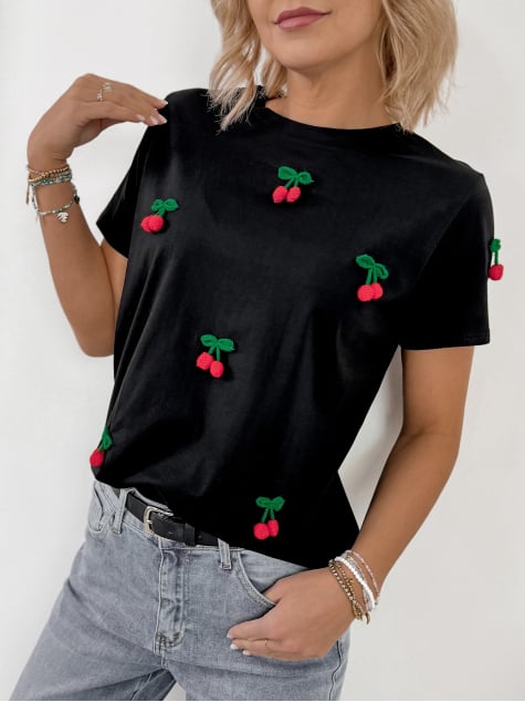 BLUZKA CHERERS CZARNA