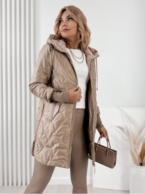 KURTKA RIERRA CIEMNOBEŻOWA