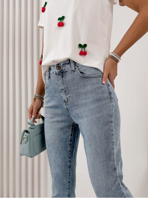 SPODNIE KAREA JEANSOWE