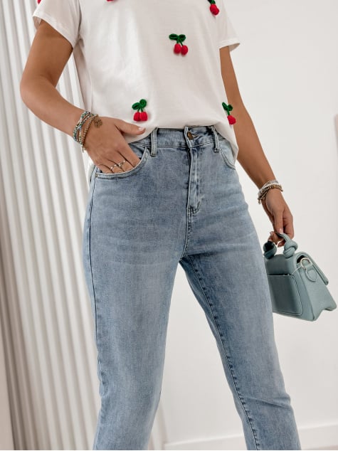 SPODNIE KAREA JEANSOWE