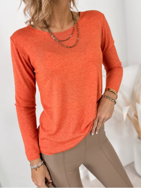BLUZKA NYLEF POMARAŃCZOWA