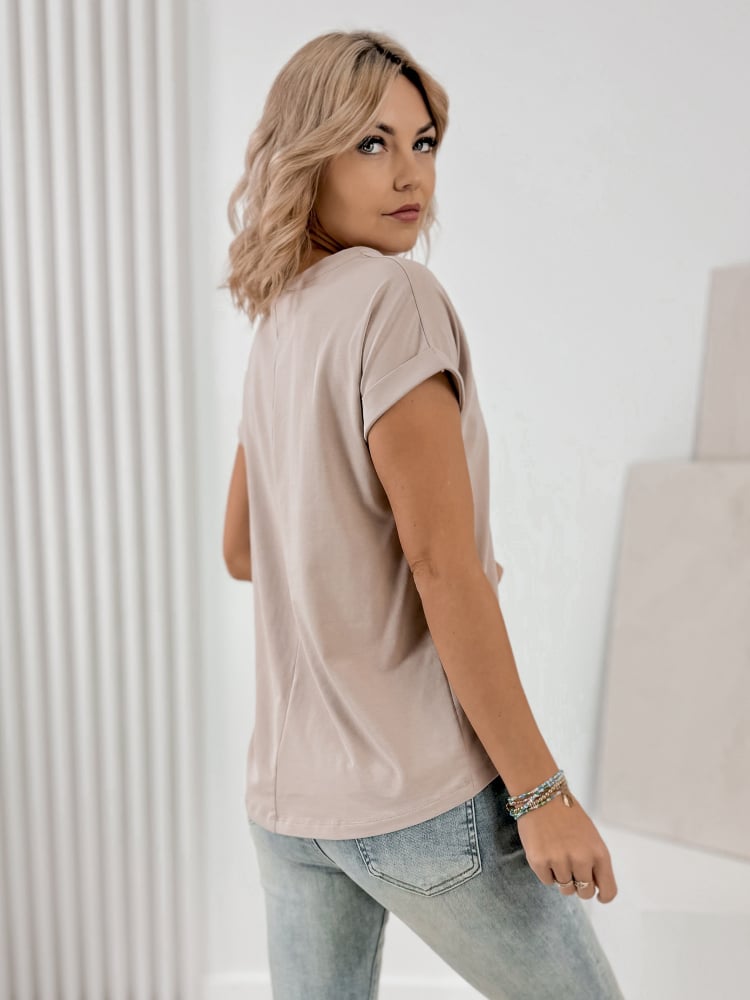 BLUZKA NORAL BEŻOWA