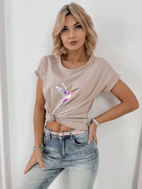 BLUZKA NORAL BEŻOWA