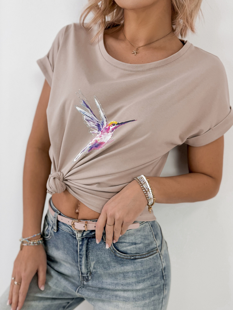 BLUZKA NORAL BEŻOWA