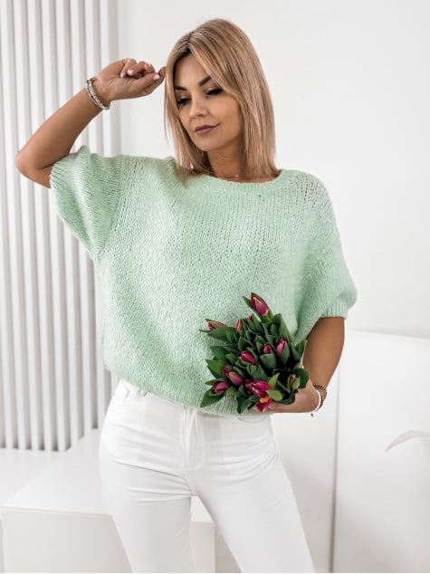 SWETER KYRO MIĘTOWY