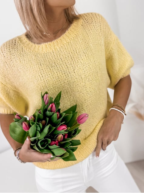 SWETER KYRO ŻÓŁTY