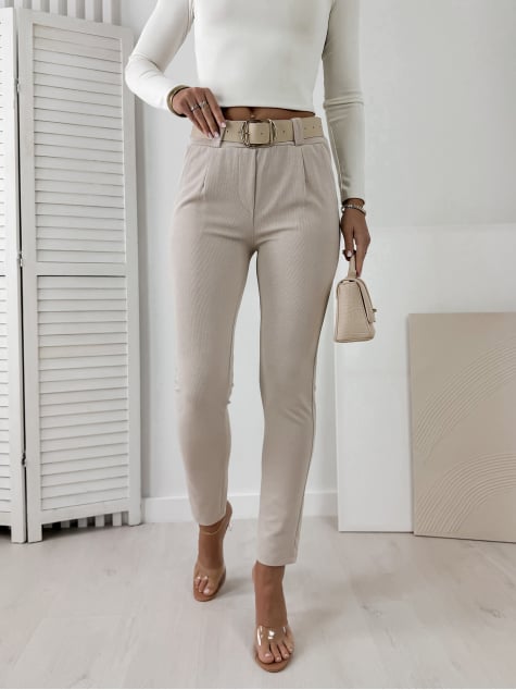 SPODNIE KLYPSE BEŻOWE