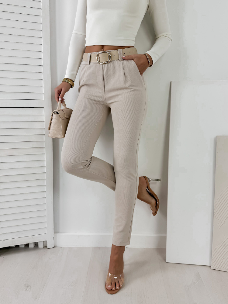 SPODNIE KLYPSE BEŻOWE