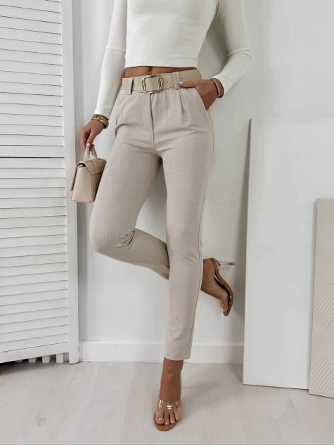 SPODNIE KLYPSE BEŻOWE