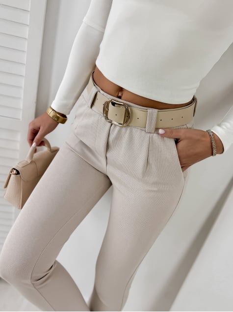 SPODNIE KLYPSE BEŻOWE