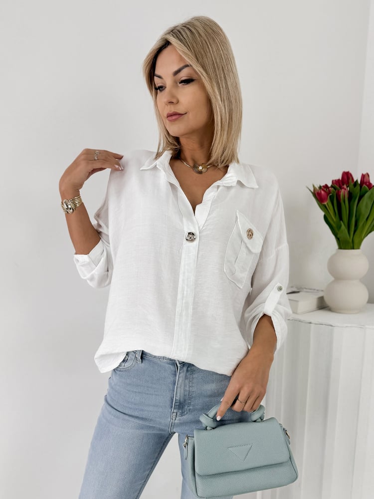 KOSZULA TREMBO BIAŁA