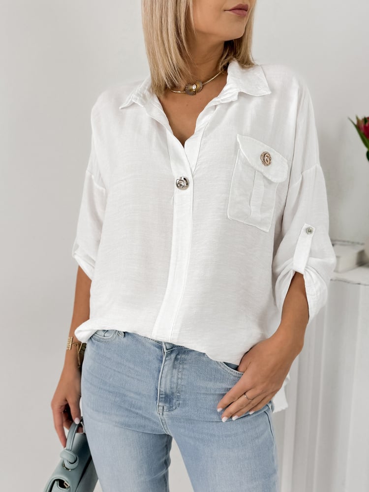 KOSZULA TREMBO BIAŁA