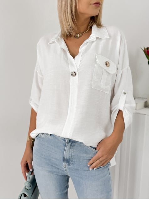 KOSZULA TREMBO BIAŁA