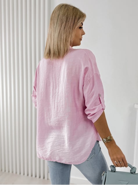 KOSZULA TREMBO PUDROWY RÓŻ