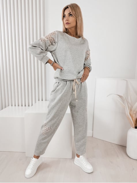 KOMPLET DRESOWY VORIS SZARY