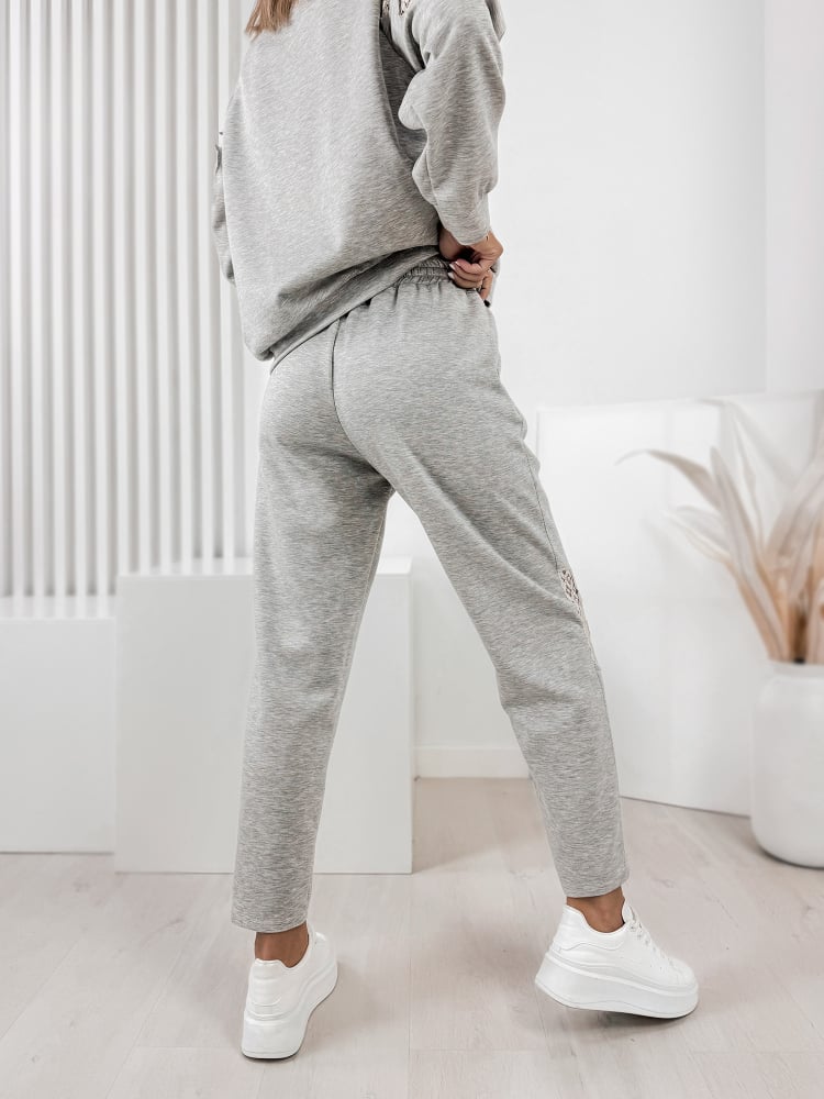 KOMPLET DRESOWY VORIS SZARY